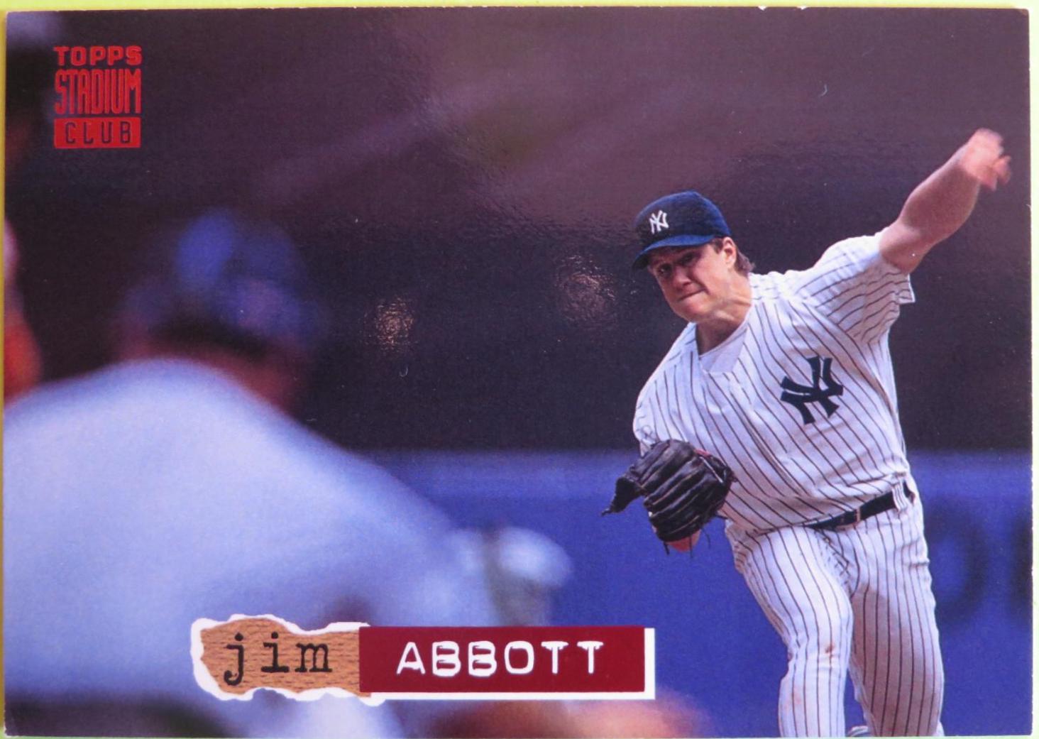 Jim Abbott #516 Baseball Cards 1994 Stadium Club