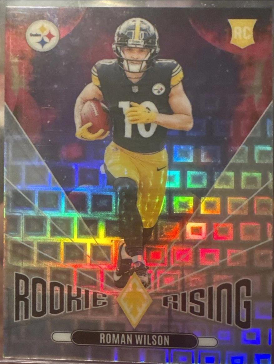 Roman Wilson #RR-RWN Football Cards 2024 Panini Phoenix Rookie Rising