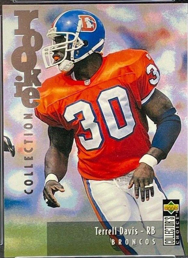 Terrell Davis [Silver] #U17 Prices | 1995 Collector's Choice Update ...