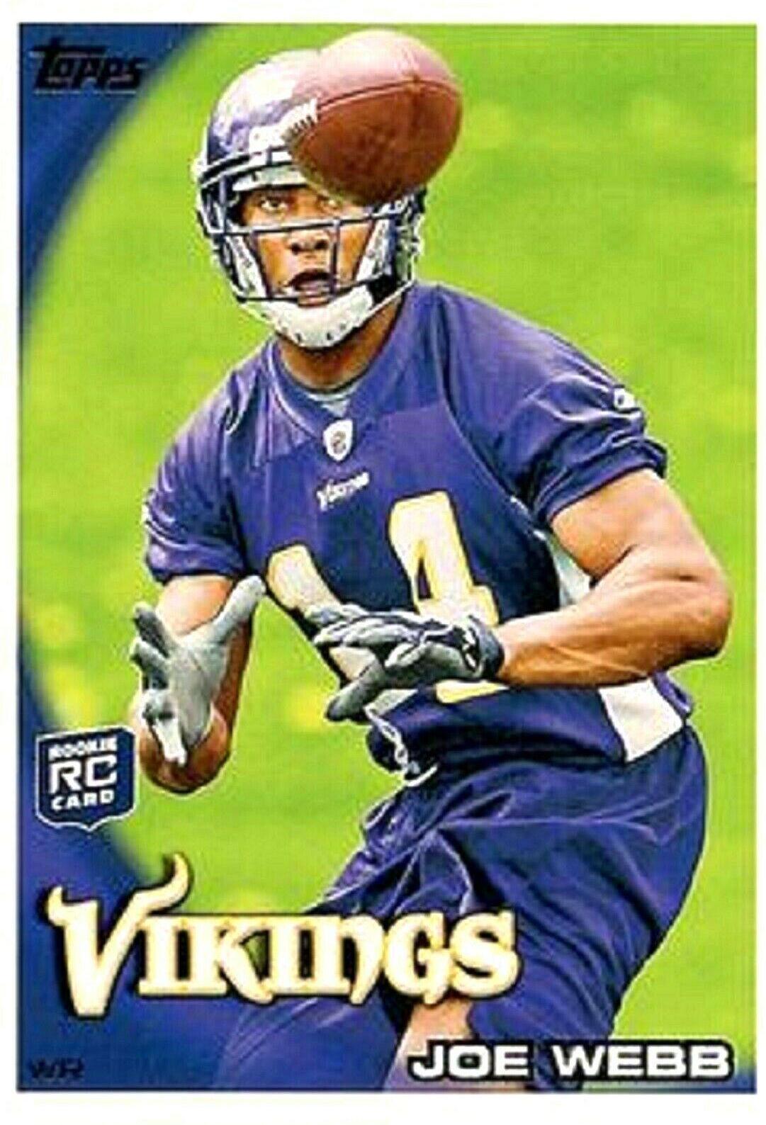 Joe Webb #213 2010 Topps Football