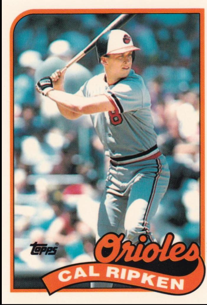 1989 Topps Tiffany Cal Ripken Jr. #250 card