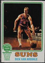 Dick Van Arsdale #25 Basketball Cards 1973 Topps