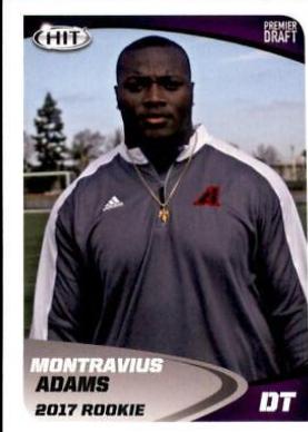 Montravius Adams #68 2017 Sage Hit Premier Draft Football