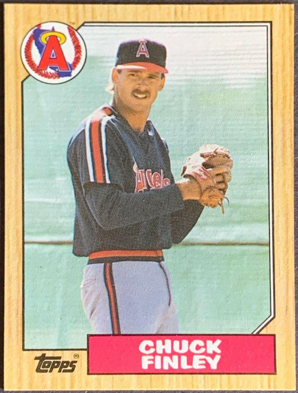 Chuck Finley #446 Baseball Cards 1987 Topps