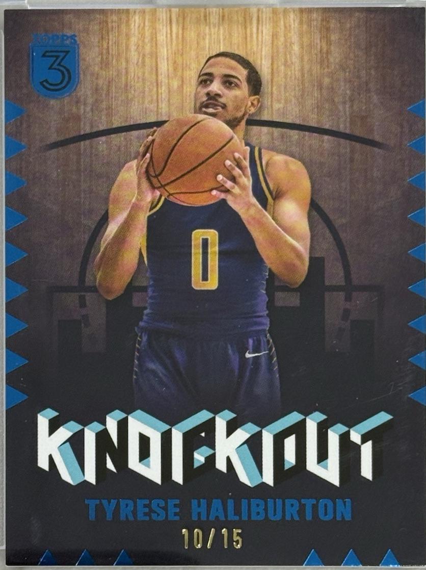 Tyrese Haliburton #KO-2 Basketball Cards 2023 Topps Three Knockout