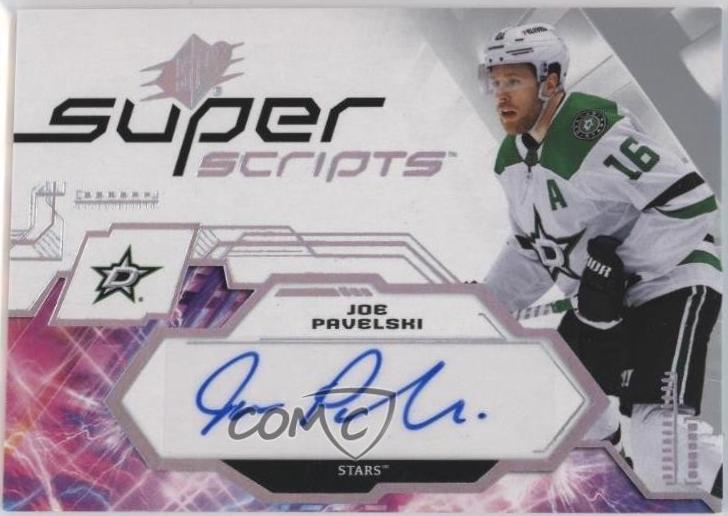 Joe Pavelski #SS-JP Hockey Cards 2023 SPx Superscripts