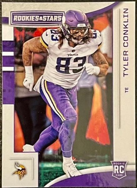 Tyler Conklin Football Cards 2018 Panini Rookies & Stars