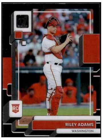 Riley Adams #20 Baseball Cards 2022 Panini Chronicles Clearly Donruss