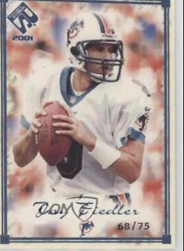 Jay Fiedler #49 2001 Pacific Private Stock Football