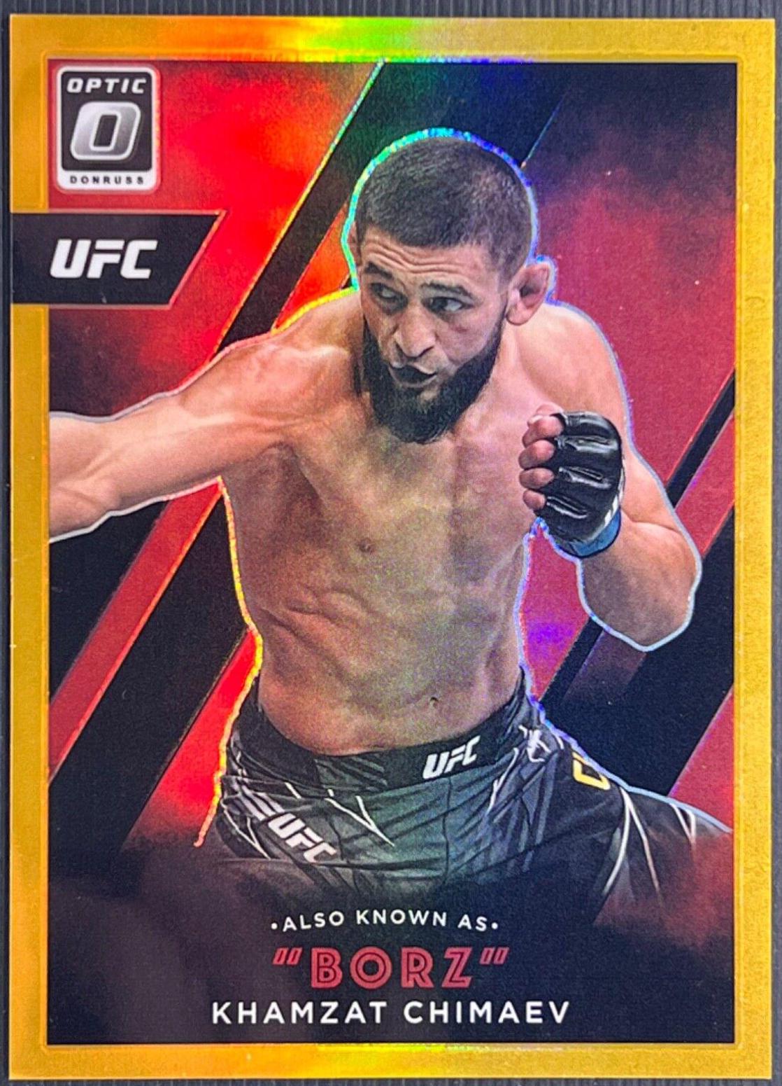 Khamzat Chimaev [Gold] #23 Prices | 2022 Panini Donruss Optic UFC