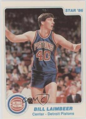 Bill Laimbeer #14 Basketball Cards 1985 Star