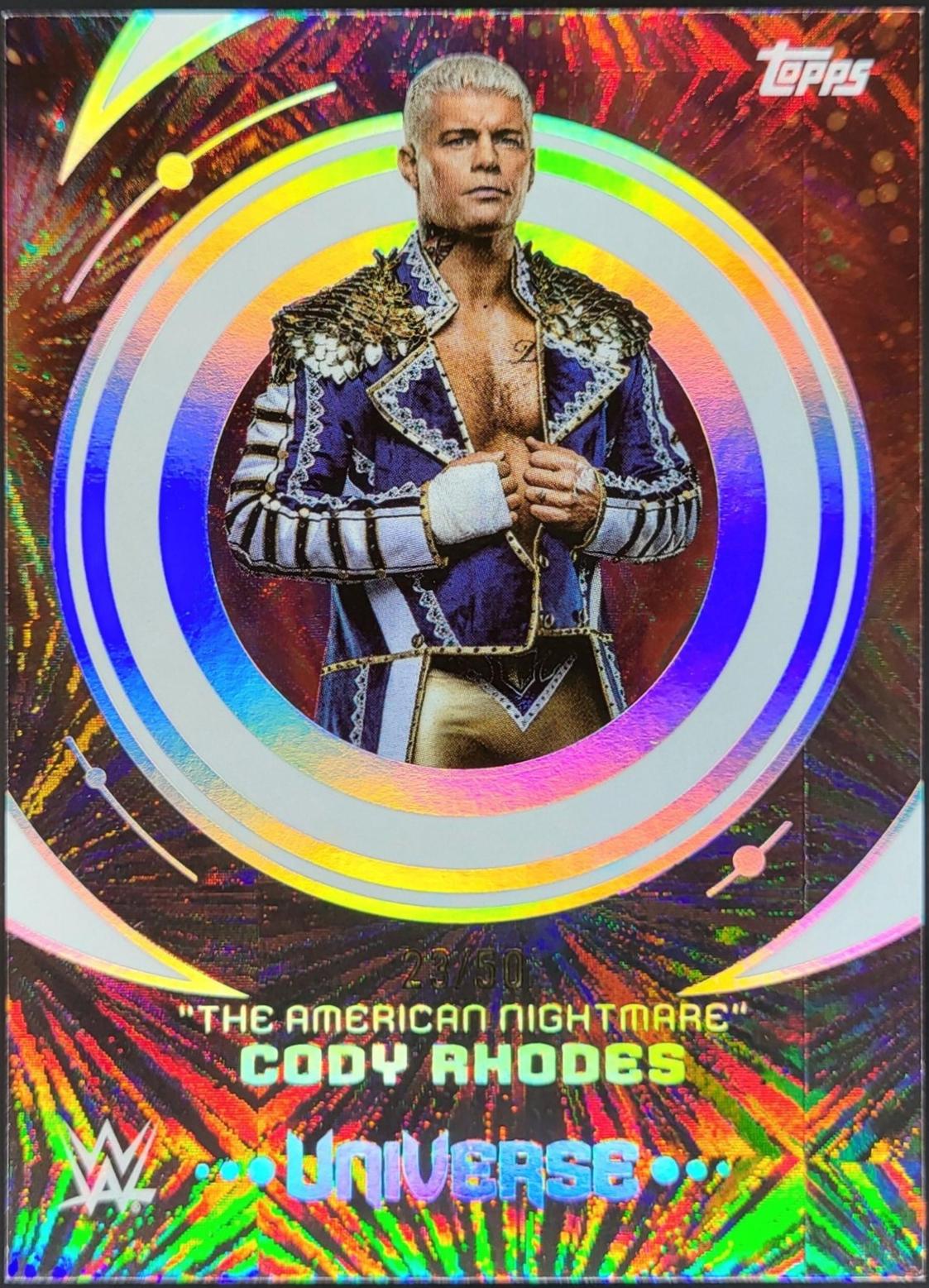 The American Nightmare Cody Rhodes [Blast] #72 Prices | 2025 Topps ...
