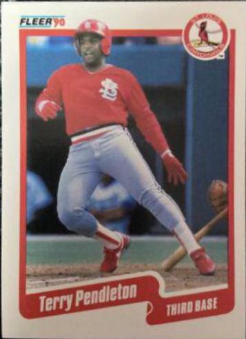 Terry Pendleton #257 Baseball Cards 1990 Fleer Canadian