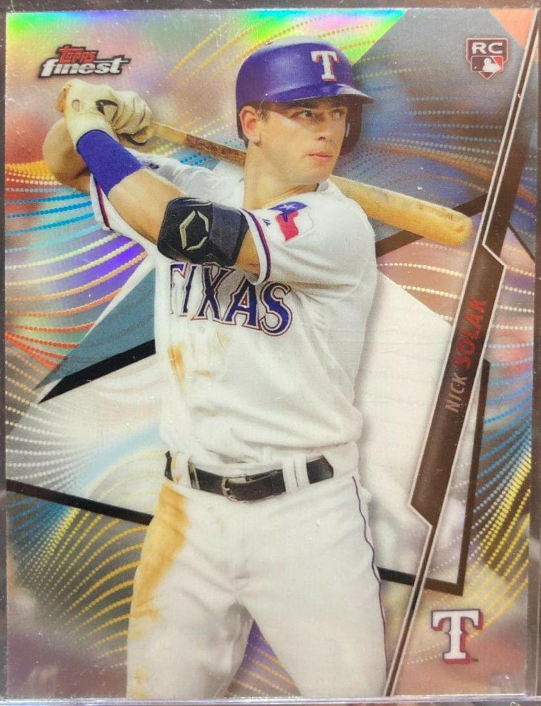 Nick Solak #93 Baseball Cards 2020 Topps Finest