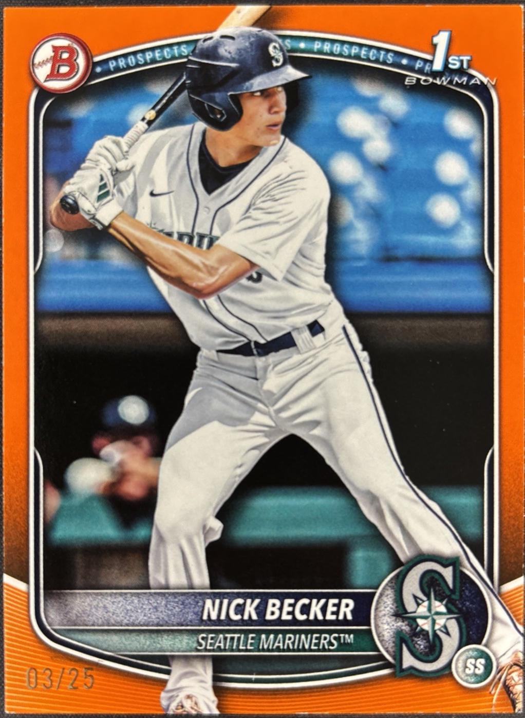 Nick Becker [Orange Geometric] #BDC-100