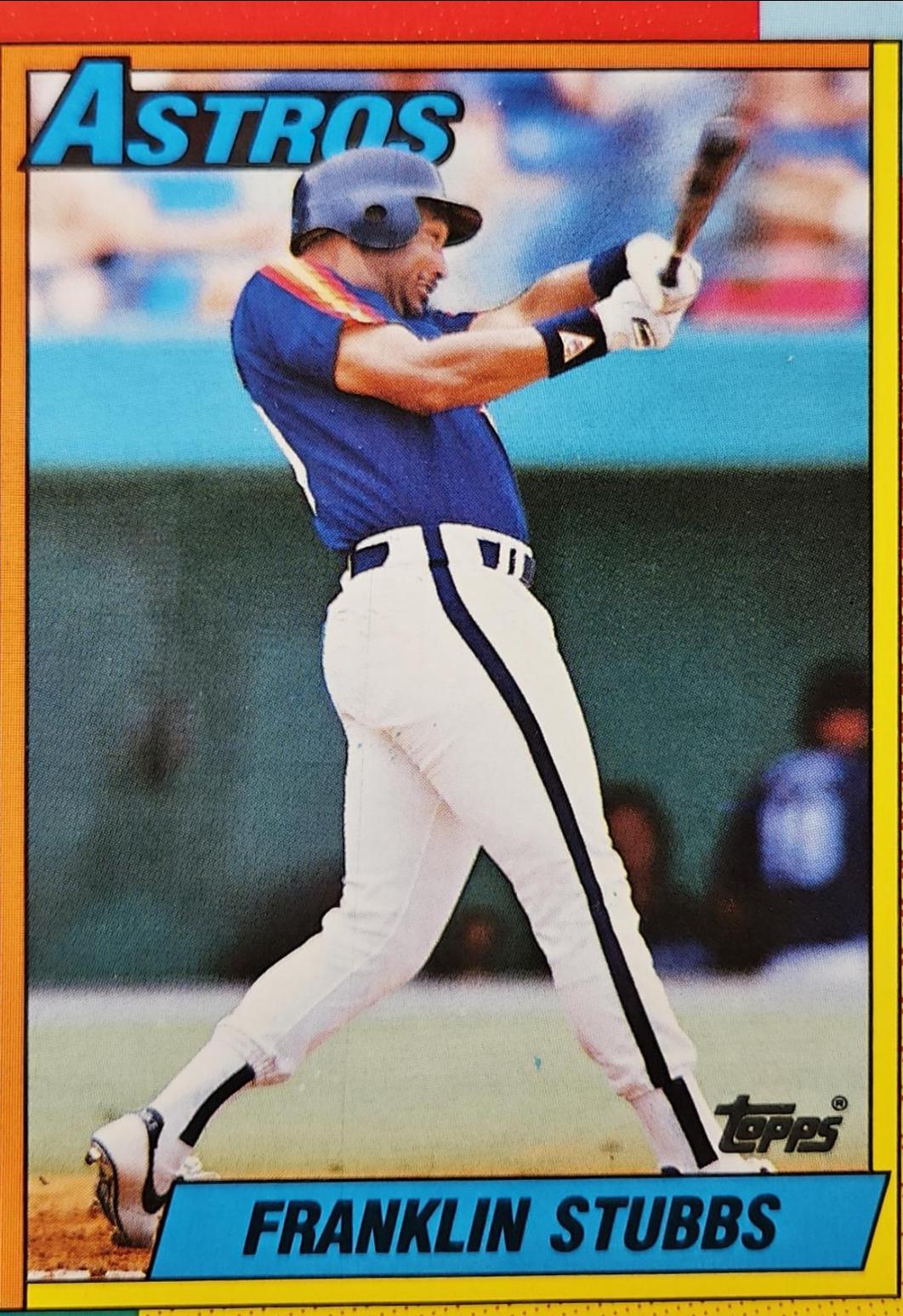 Franklin Stubbs #120T Baseball Cards 1990 Topps Traded Tiffany