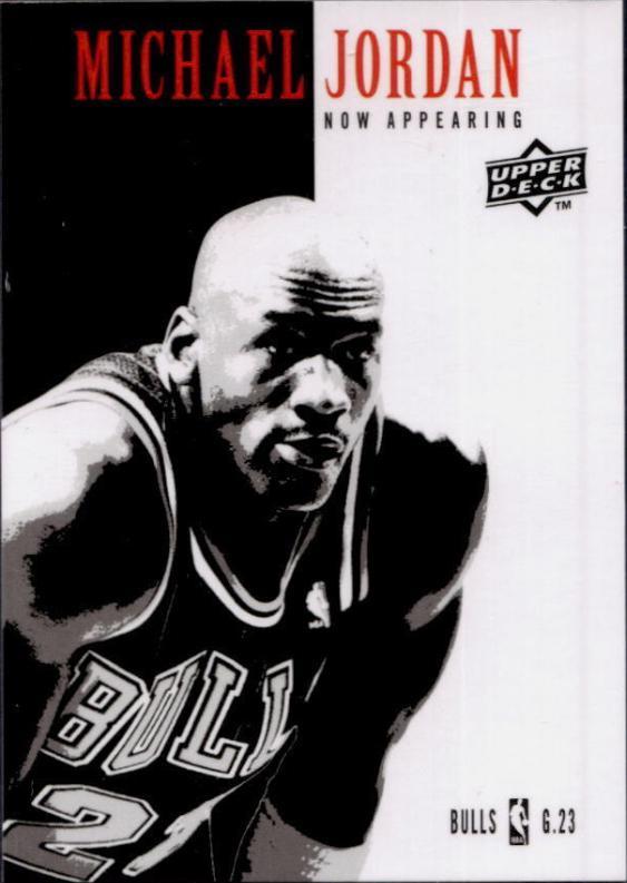 Michael Jordan #NA-6 Basketball Cards 2009 Upper Deck Now Appearing