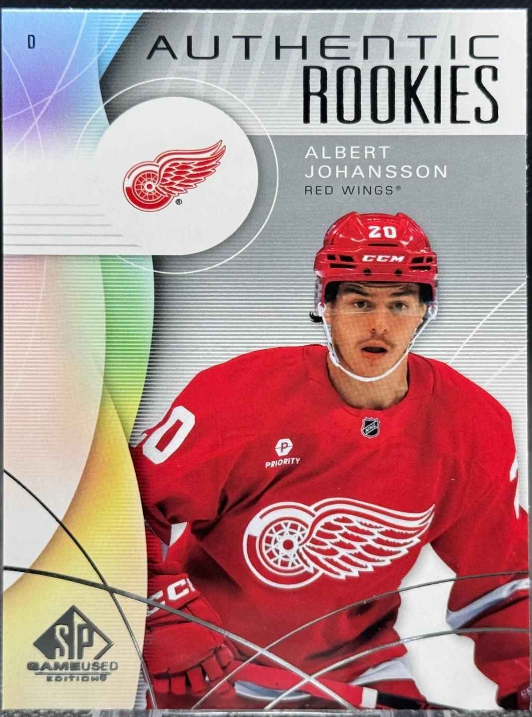 Albert Johansson #265 Hockey Cards 2024 SP Game Used