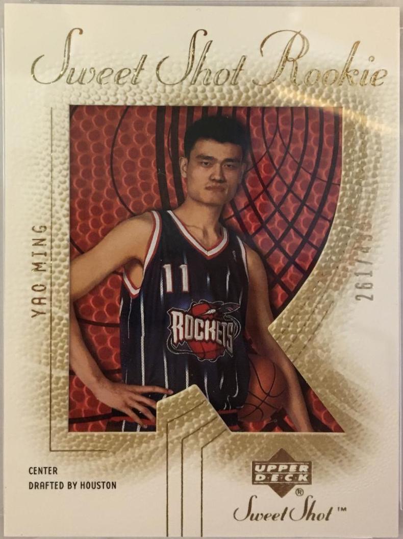 Yao Ming #132 Basketball Cards 2002 Upper Deck Sweet Shot