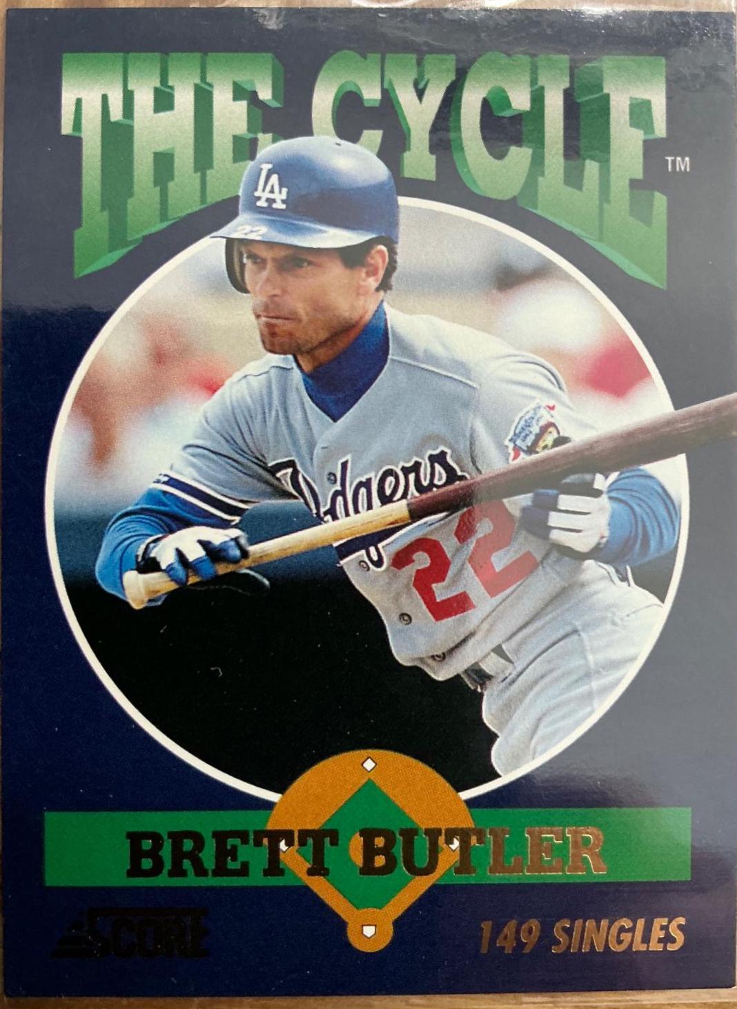 Brett Butler #TC1 Baseball Cards 1994 Score the Cycle