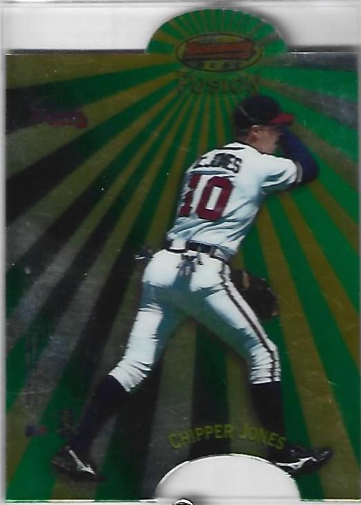 Chipper Jones /Adrian Beltre #MI15 Baseball Cards 1998 Bowman's Best Mirror Image Fusion
