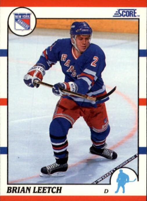 Brian Leetch #225 Hockey Cards 1990 Score
