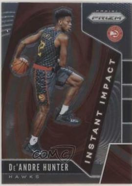 DE'Andre Hunter #4 Basketball Cards 2019 Panini Prizm Instant Impact