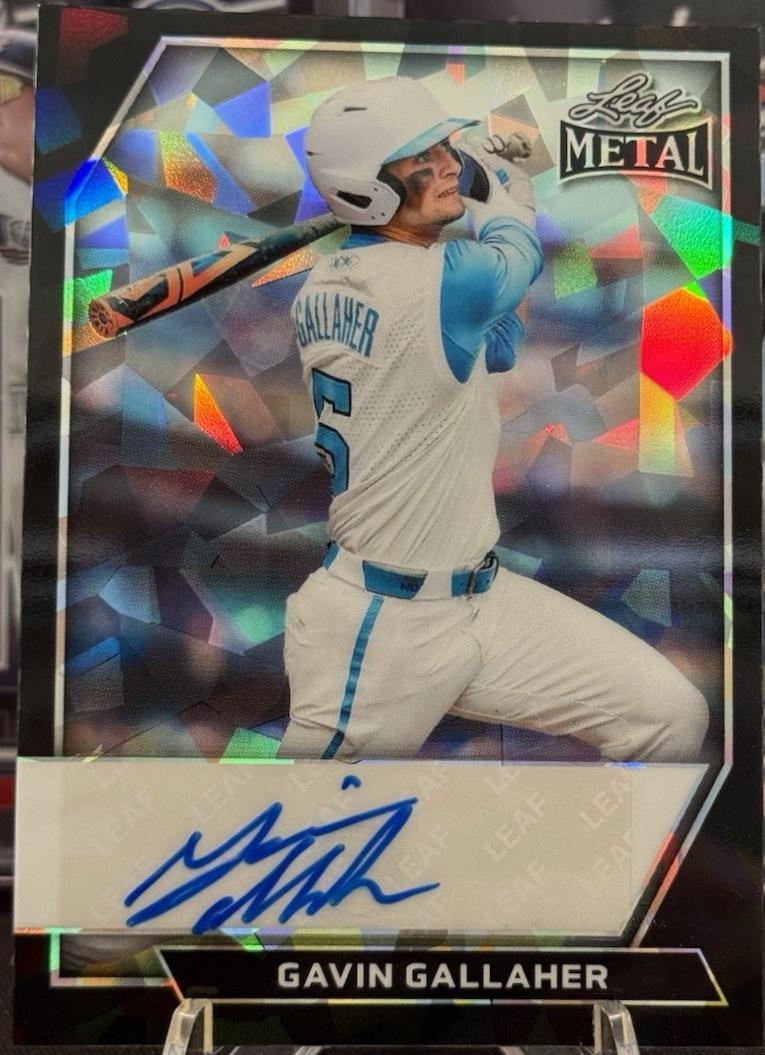 Gavin Gallaher #BA-GG2 2026 Leaf Metal Autograph Baseball