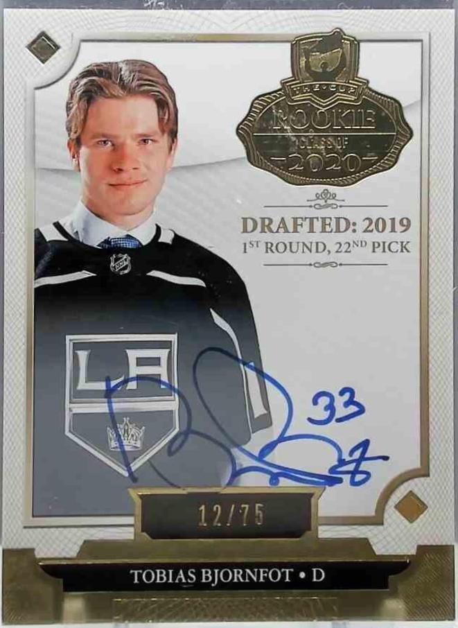Tobias Bjornfot [Autograph Gold] #128