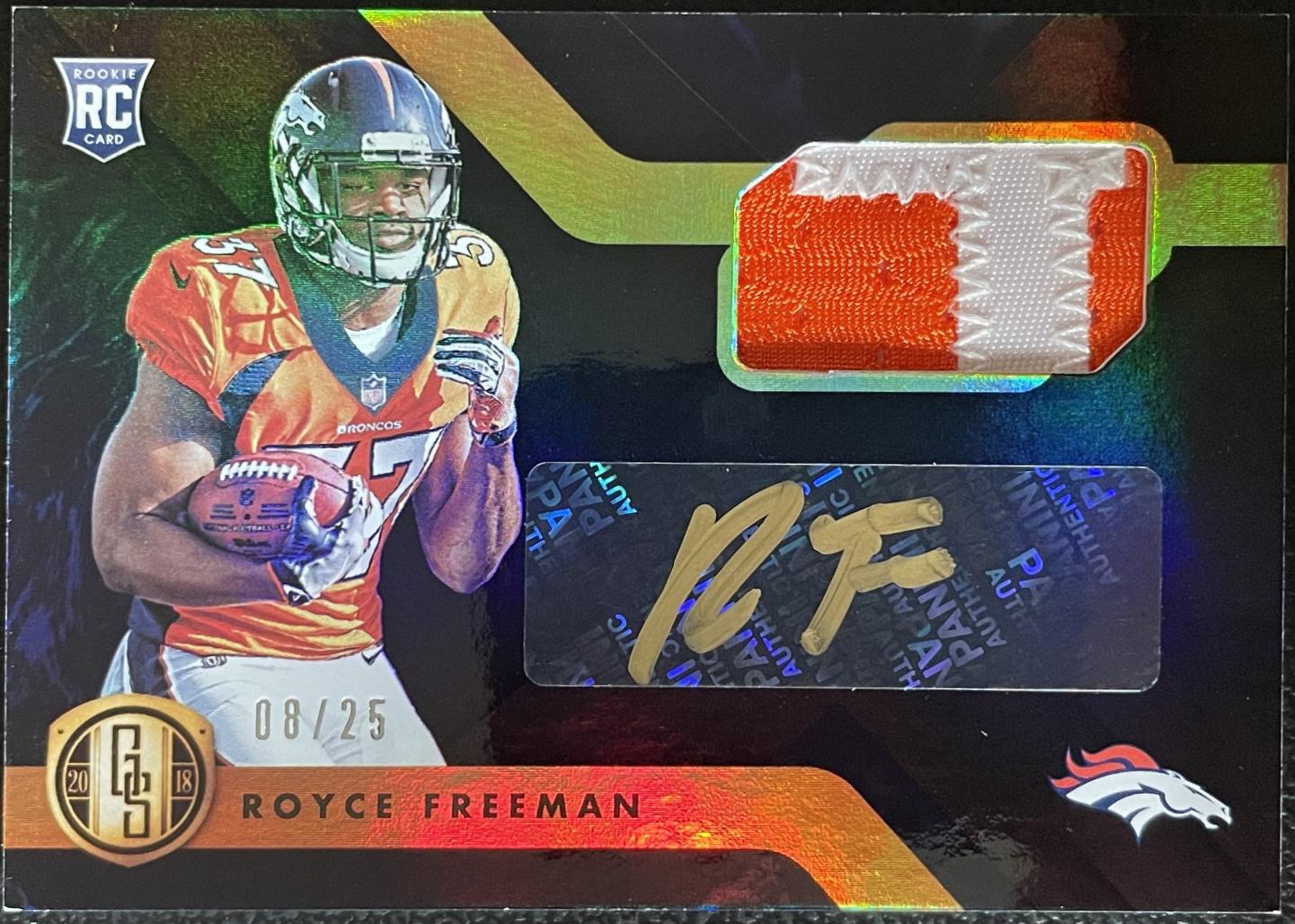Royce Freeman [Jersey Autograph Prime] #223