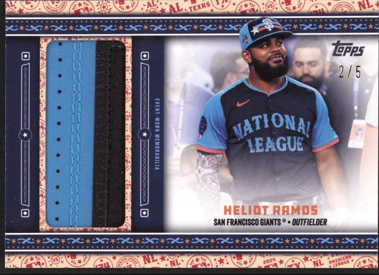 Heliot Ramos #ASJP-HR Baseball Cards 2024 Topps Update All-Star Jumbo Patch