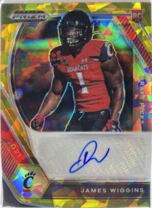 James Wiggins [Gold Prizm] #DPA-JAW Prices | 2021 Panini Prizm Draft ...