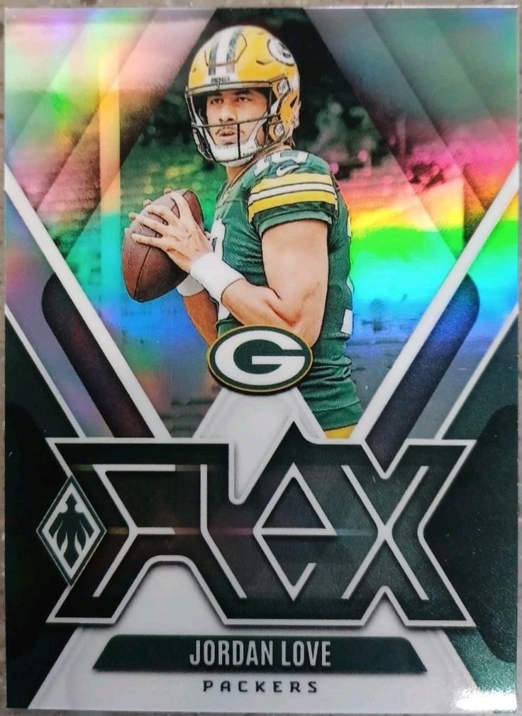 Jordan Love #F-JLE Football Cards 2024 Panini Phoenix Flex