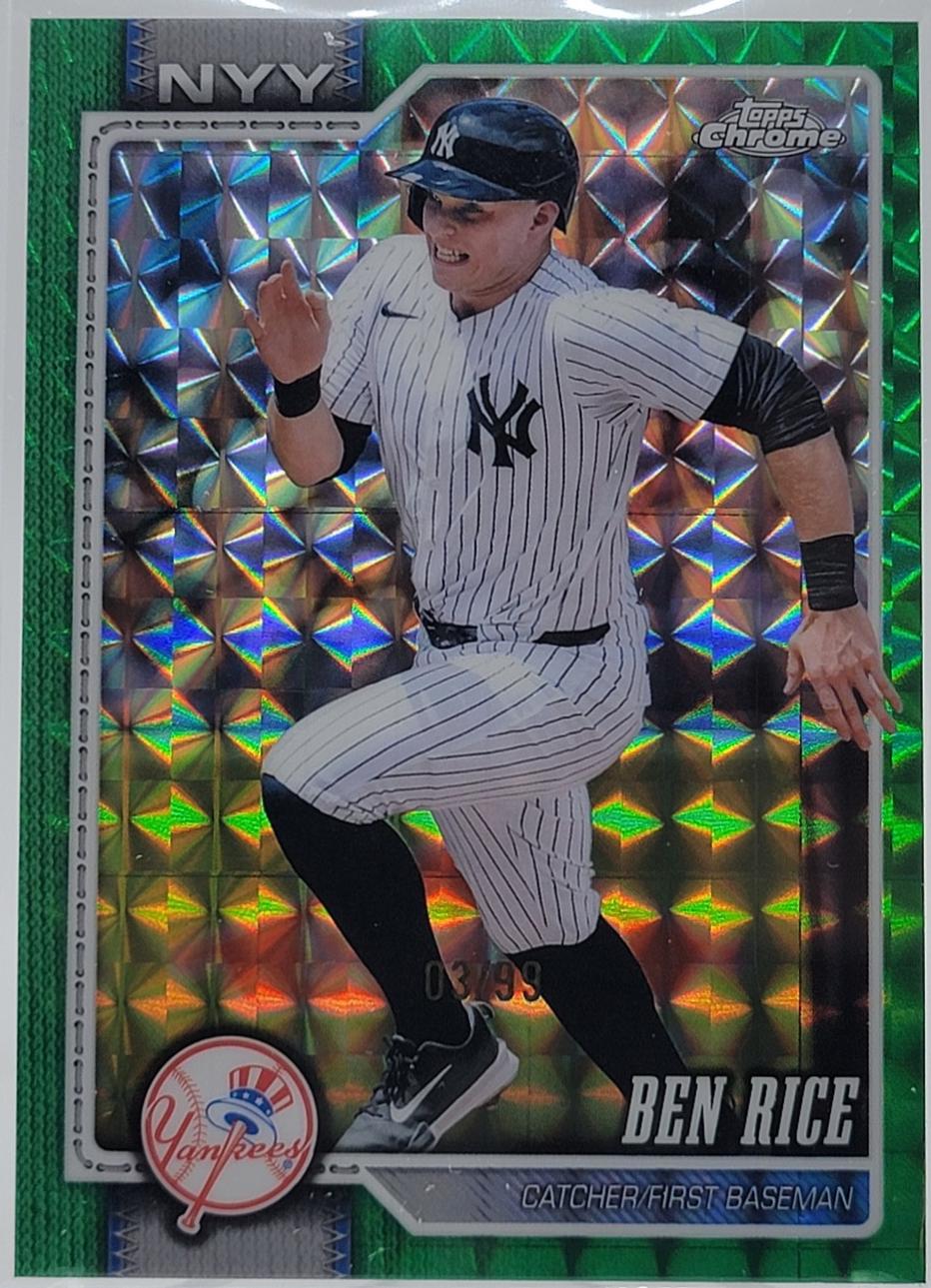 2026 Ben Rice [Green Geometric Refractor] #295