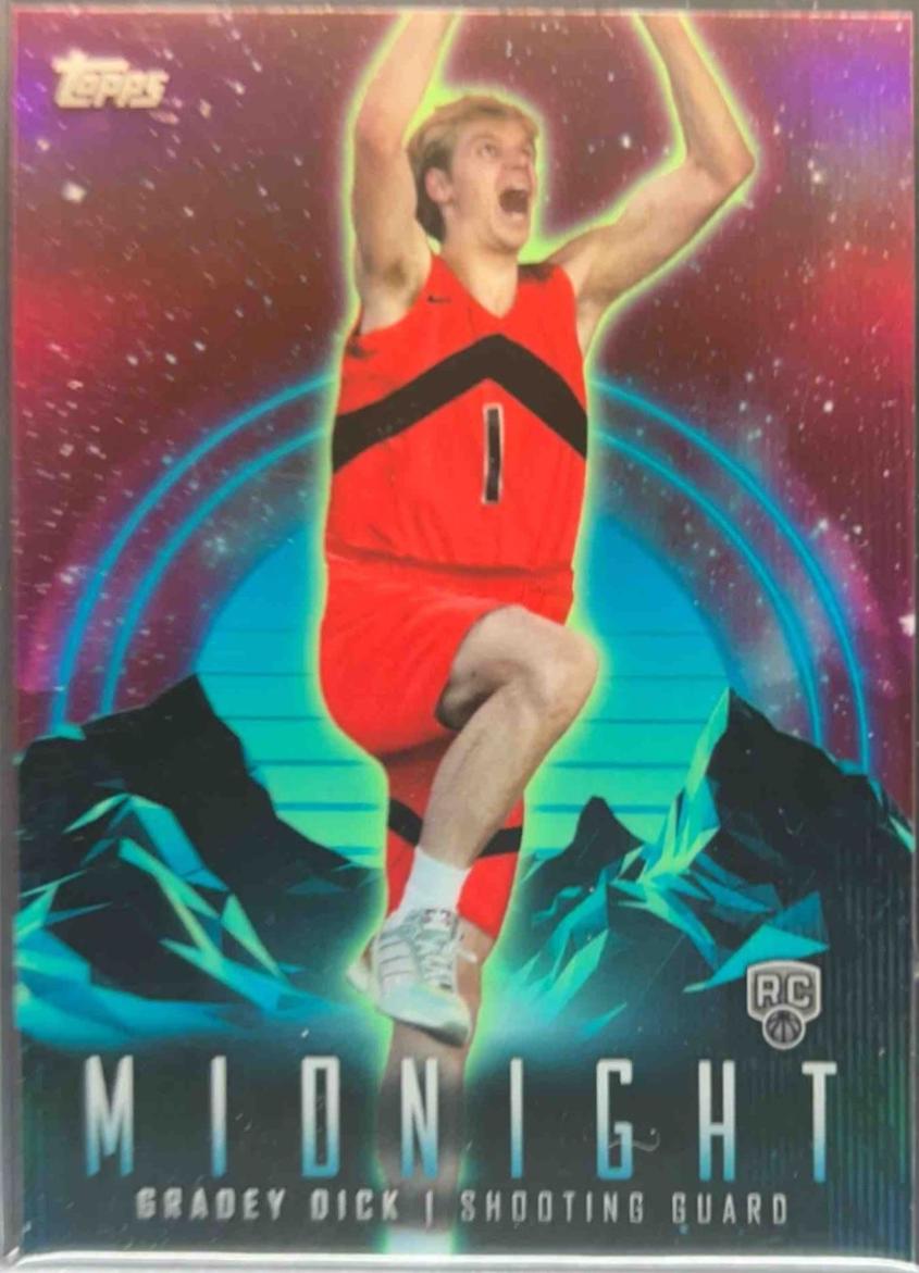 Gradey Dick #40 2023-24 Topps Midnight Basketball