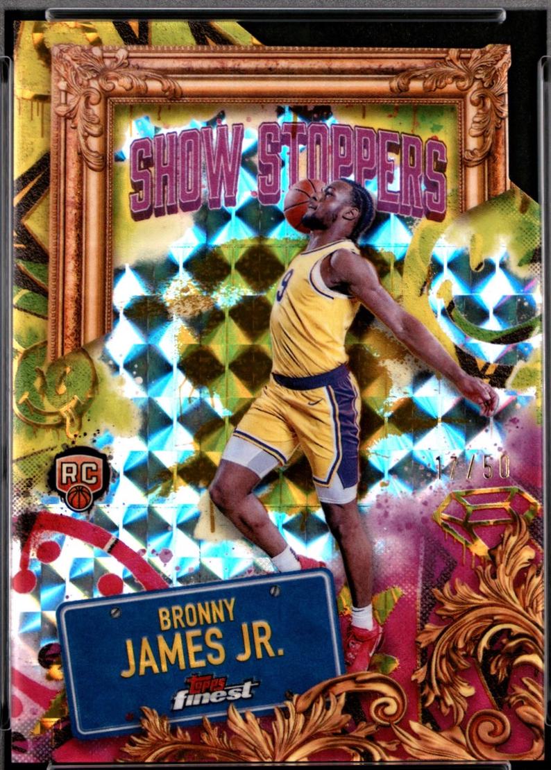 Bronny James Jr. [Gold Geometric Refractor] #S-29