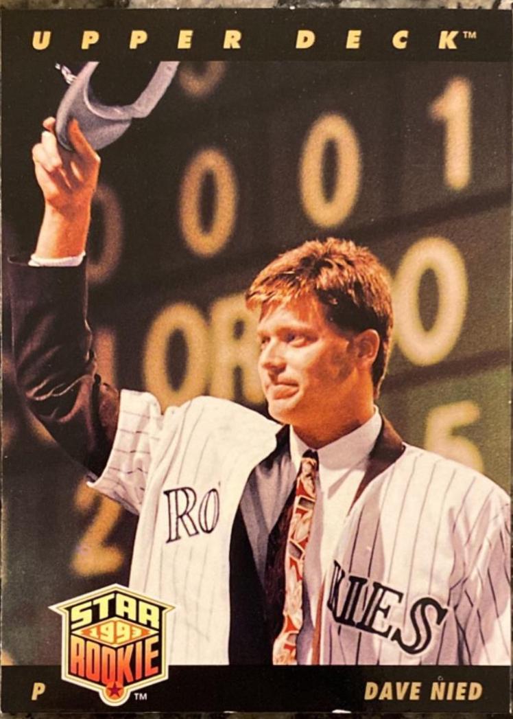Dave Nied #27 Baseball Cards 1993 Upper Deck