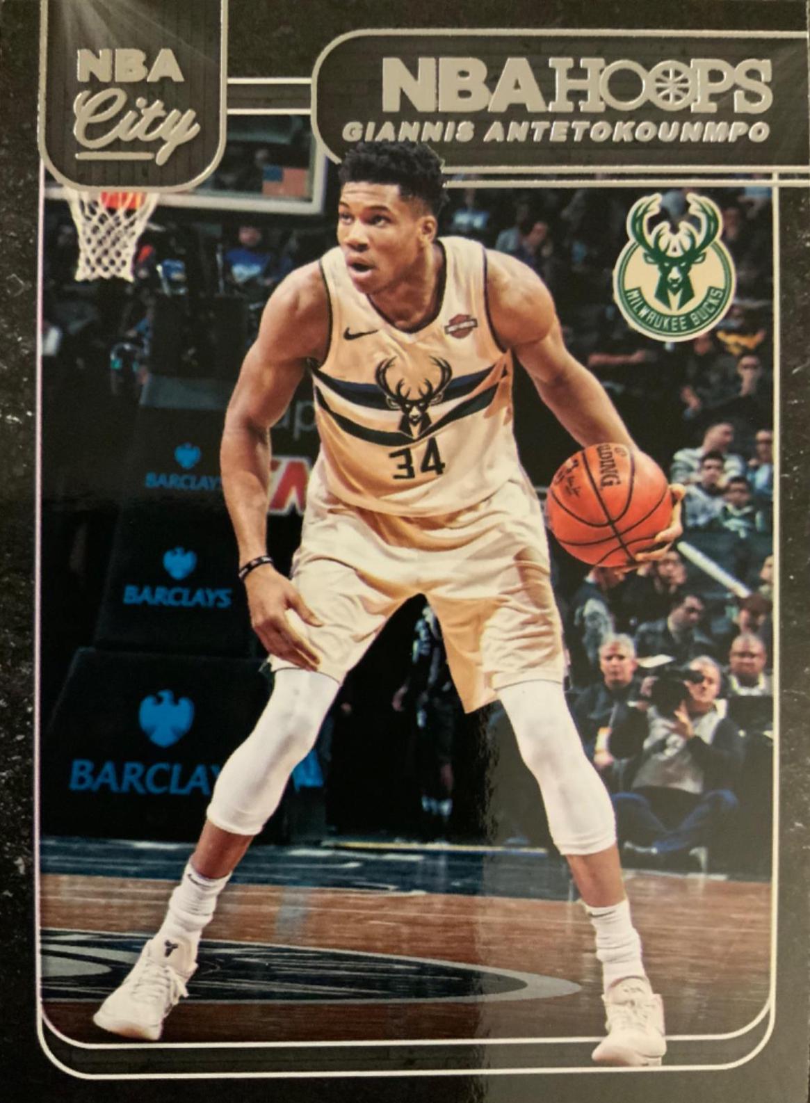 Giannis Antetokounmpo #NBA-7 Basketball Cards 2018 Panini Hoops NBA City