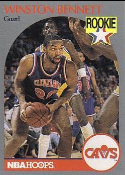 Winston Bennett #70 Basketball Cards 1990 Hoops