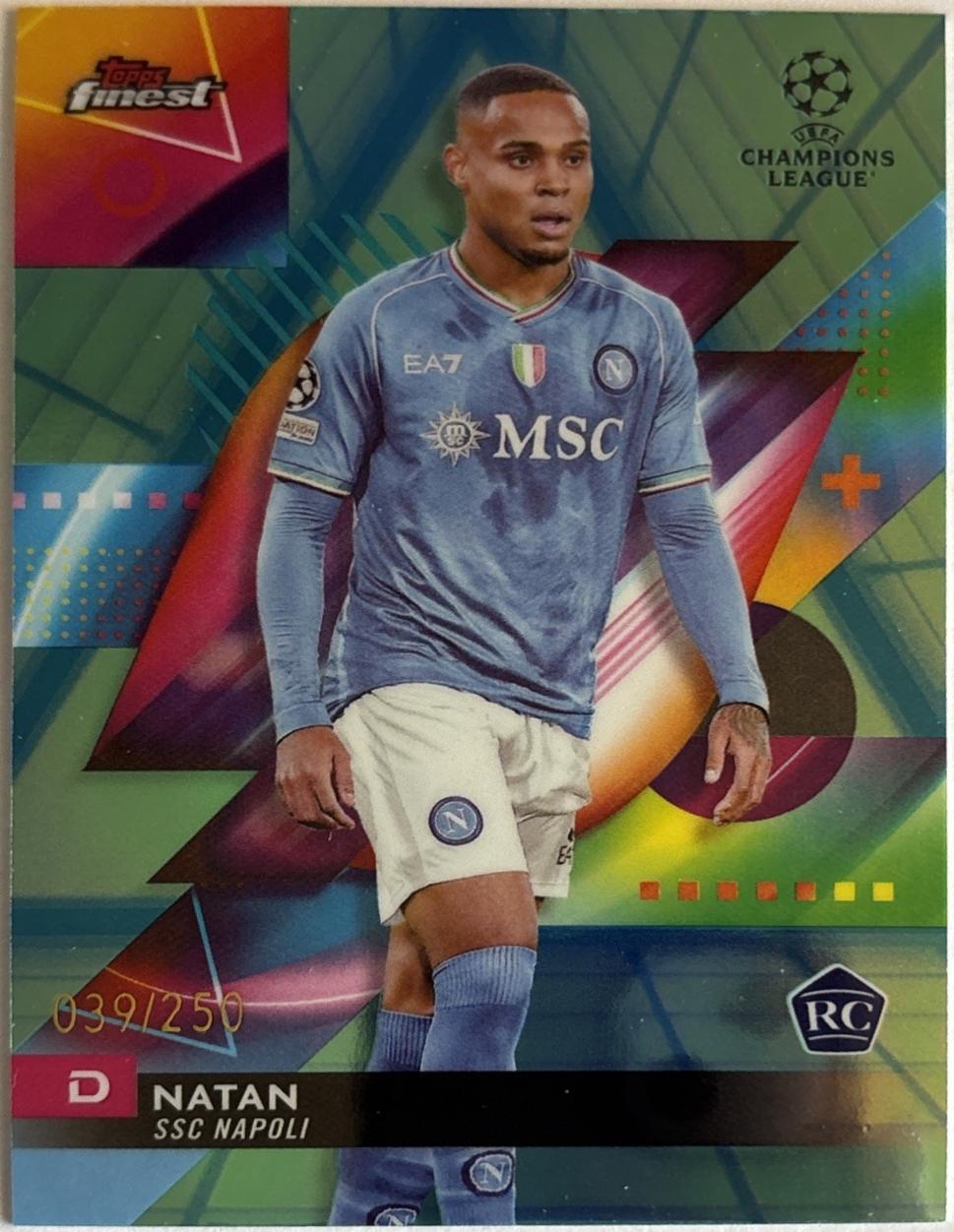 Natan #43 2023 Topps Finest UEFA Club