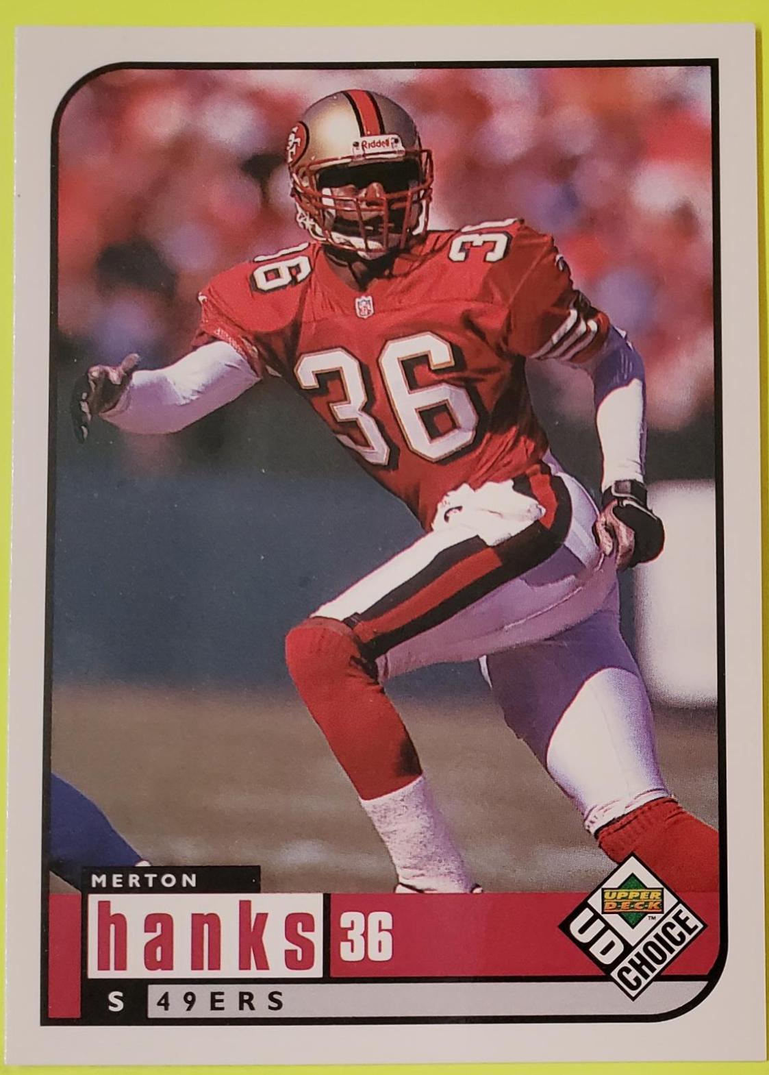 Merton Hanks #2 Football Cards 1998 Upper Deck UD Choice