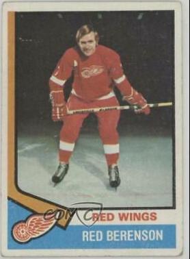 Red Berenson #19 Hockey Cards 1974 Topps