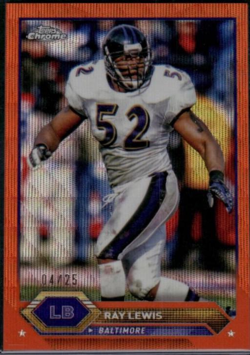 Ray Lewis [Orange Wave Refractor] #20