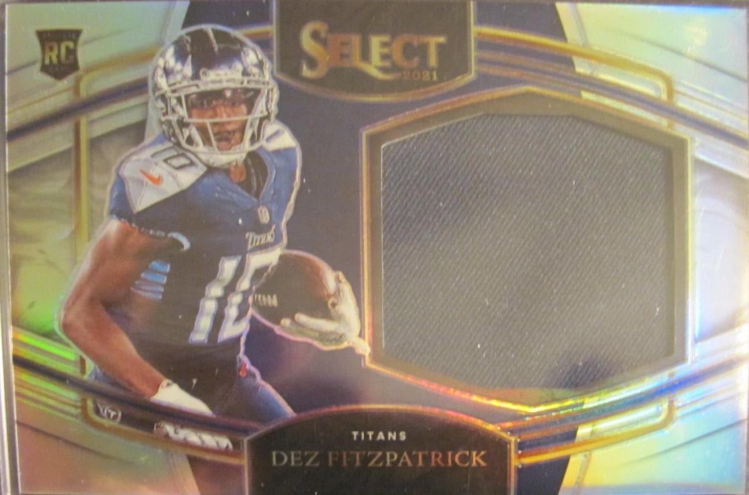 Dez Fitzpatrick #JS-DFI Football Cards 2021 Panini Select Jumbo Rookie Swatch