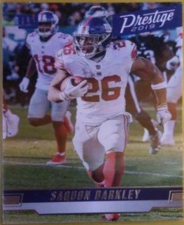 Saquon Barkley #1 Football Cards 2019 Panini Prestige