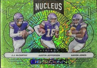 Aaron Jones / J.J. McCarthy / Justin Jefferson