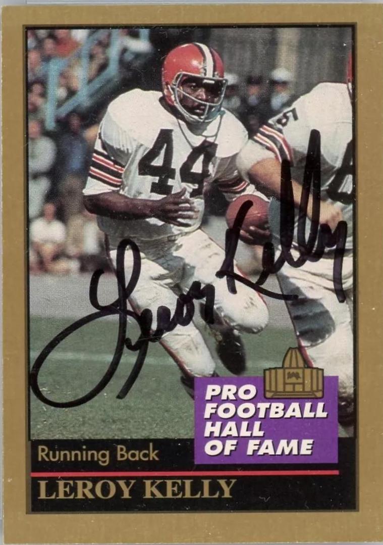 Leroy Kelly #172 1991 Enor Pro HOF Football