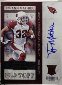 Tyrann Mathieu [Autograph Playoff Ticket] #189