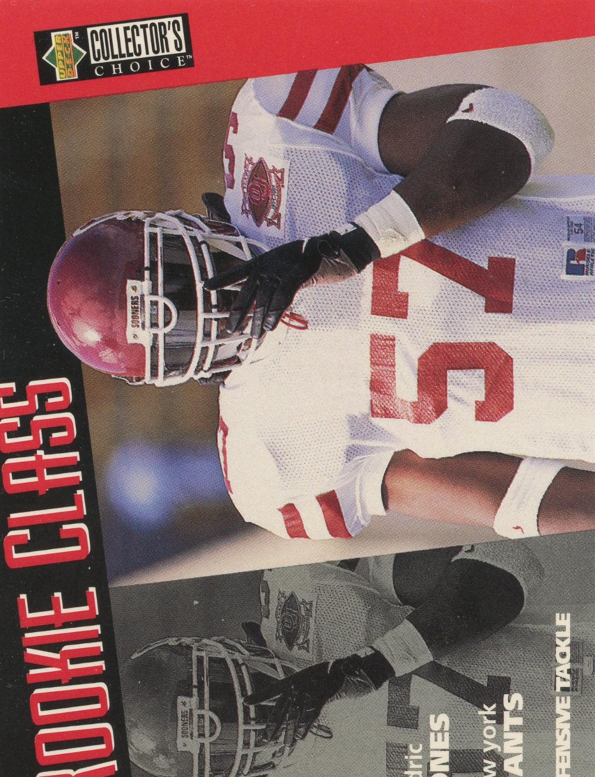 Cedric Jones #5 Football Cards 1996 Collector's Choice