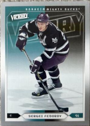 Sergei Fedorov #3 Hockey Cards 2005 Upper Deck Victory